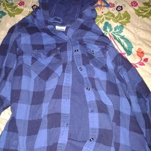 Kids hoodie flannel